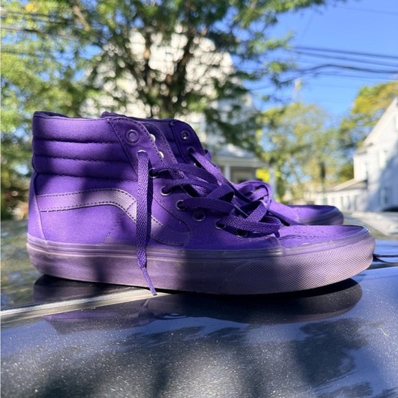 Vans Bold Purple Skate Shoes - Picture 1 of 5
